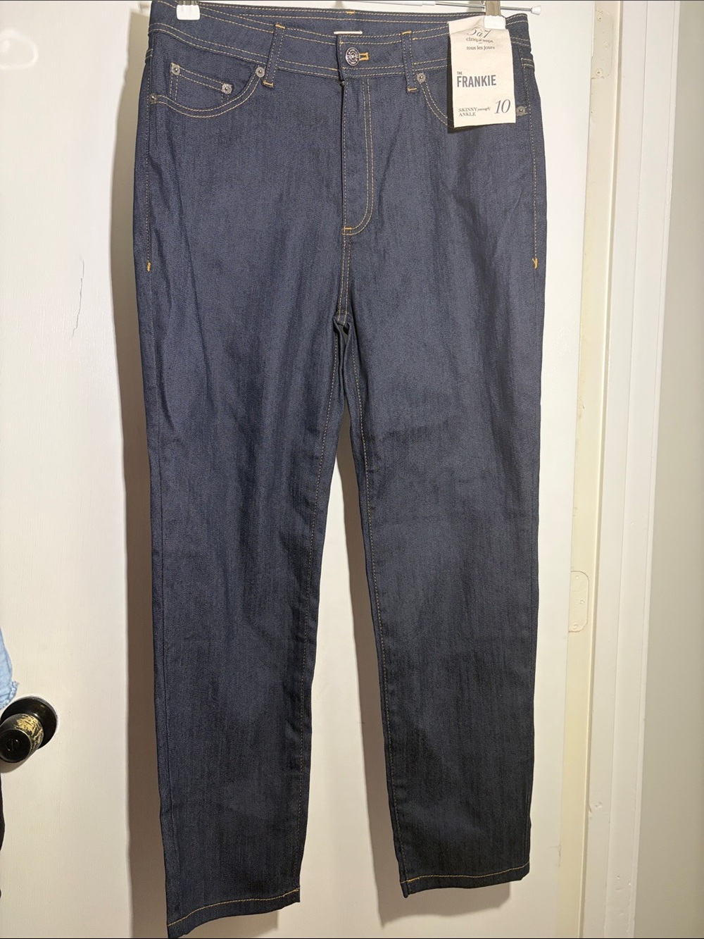cinq a sept Dark Blue Straight-Leg Jeans